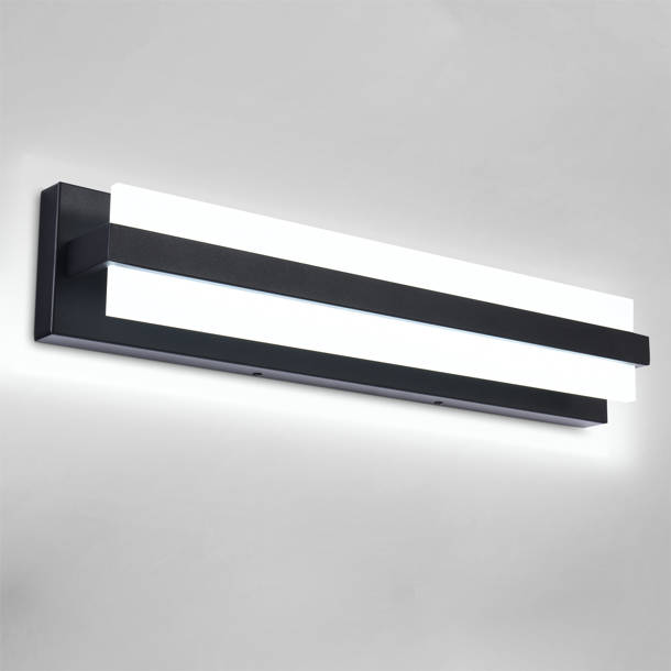 Orren Ellis Kaimee Frameless Lighted Bathroom/Vanity Mirror & Reviews